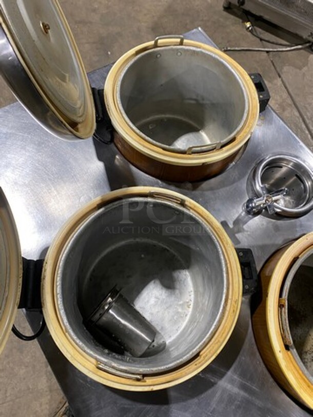 FAB! Amko Commercial Rice Warmer/ Holder Station! On Custom Made Equipment Stand! All Stainless Steel! On Legs! Model: SEJ21000 SN: AW211118 120V - Image 6 of 11