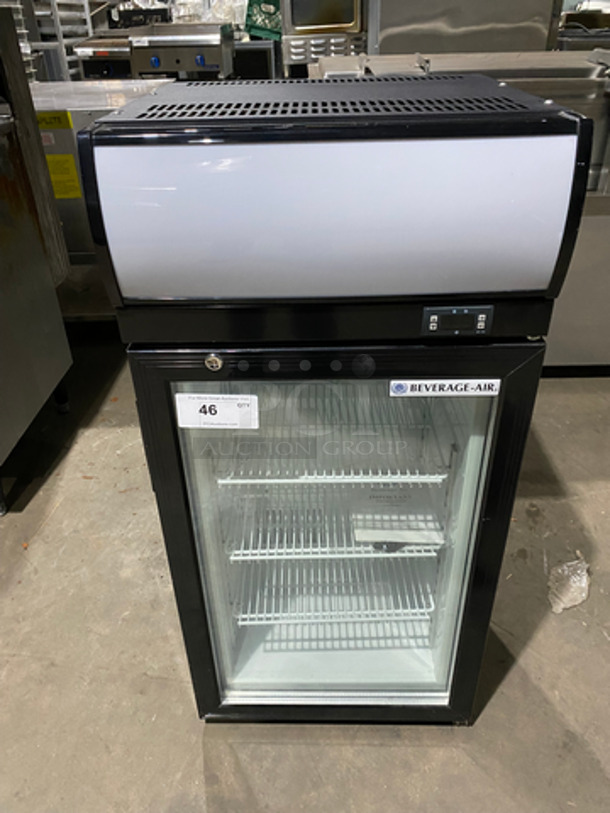 FABULOUS! Late Model! Beverage Air Countertop Mini Freezer! With View Through Door! With Poly Coated Racks! Model: CTF3-1-B SN: CTF301052016147 115V 60HZ 1 Phase