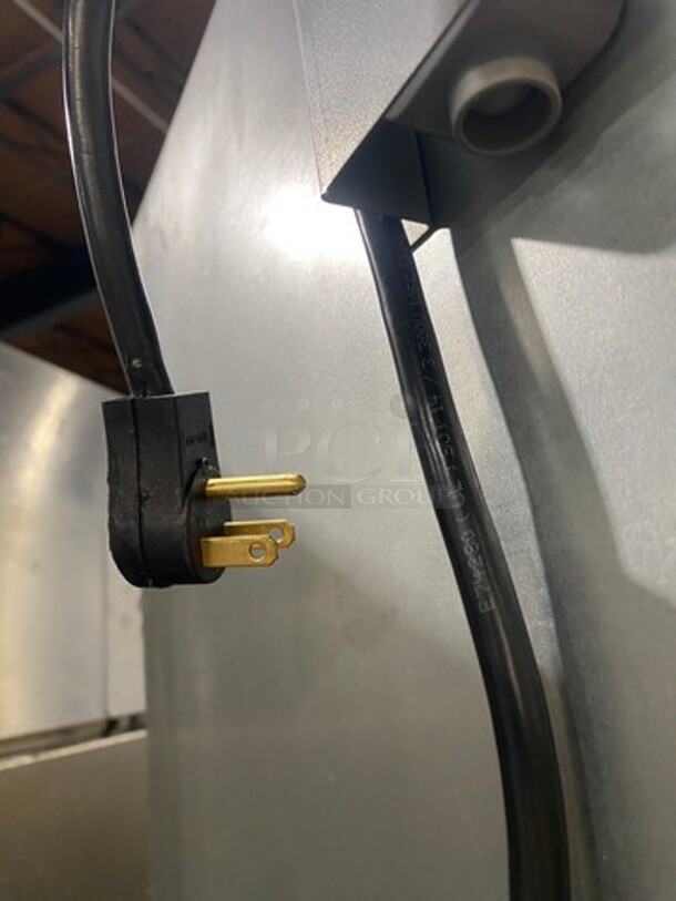 LATE MODEL! 2022 Asber Commercial Single Door Reach In Freezer! All Stainless Steel! On Casters! Working When Removed! Model: ARF23HFHC SN: 8102519008 115V 60HZ 1 Phase - Image 9 of 9