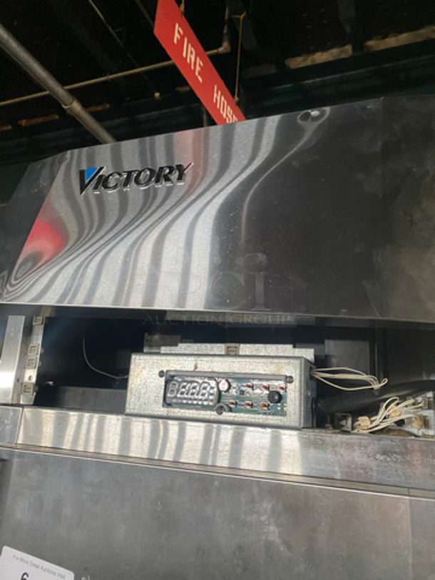 Victory Commercial Split Door Refrigerator! With Metal Racks! All Stainless Steel! On Legs! NOT TESTED! - Image 7 of 7