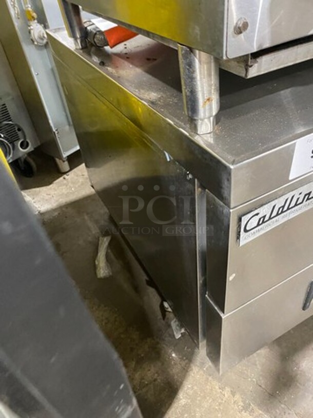 COLDLINE All Stainless Steel Refrigerated 36 Inch 2 Drawer Chef Base! Model CB36! On 
Casters! - Image 2 of 9