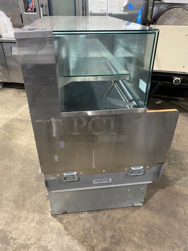 Structural Concepts Commercial Open Grab-N-Go Display Case Merchandiser! With Top Refrigerated Display Case Merchandiser! With Rear Access Doors! Model: NR4851RRSSV SN: 1316072HV338549 120V 60HZ 1 Phase - Image 2 of 9