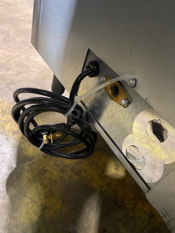 Manitowoc Commercial Undercounter Ice Maker Machine! All Stainless Steel! On Legs! Model: QY0134A SN: 310127778 115V 60HZ 1 Phase - Image 8 of 9