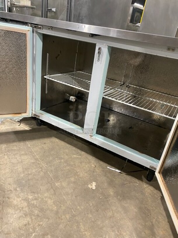 Commercial 2 Door Lowboy/ Worktop Freezer! All Stainless Steel! Model: TZ300EL2 - Image 5 of 9