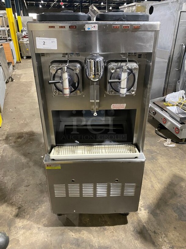 Taylor Commercial 2 Flavor Frosty/ Slushie Making Machine! With Milkshake Mixing Attachment! All Stainless Steel! On Casters! Model: 34227 SN: K4012295 208/230V 60HZ 1 Phase - Image 1 of 11