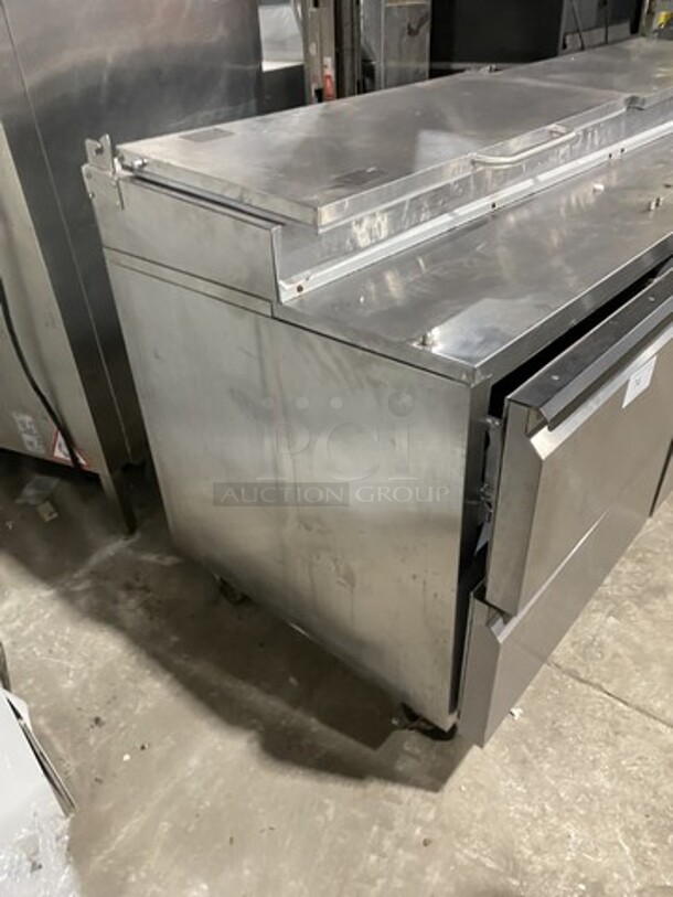 Silver King Refrigerated 6 Drawer Pizza Prep Station! Model SKPZ92D1 Serial SBCM145050B! 115V 1Phase! On Casters! - Image 3 of 9