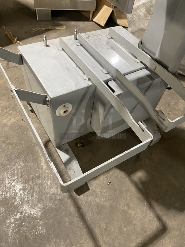 Skyfood Commercial Countertop Bone/ Meat Saw! All Stainless Steel! MODEL: MSKE SN:365572000159! Electric Powered!  - Image 7 of 9