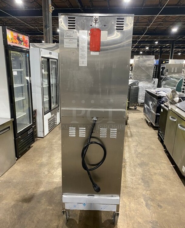 FAB! 2018 Alto Shaam 3 In 1 Cooking Center- Smoker/Cook-N-Hold/Food Warmer Holding Cabinet!  Halo Heat Series! MODEL 1000-SK/I SN:2377537-000 208/240V 1PH! On Commercial Casters!   - Image 2 of 9