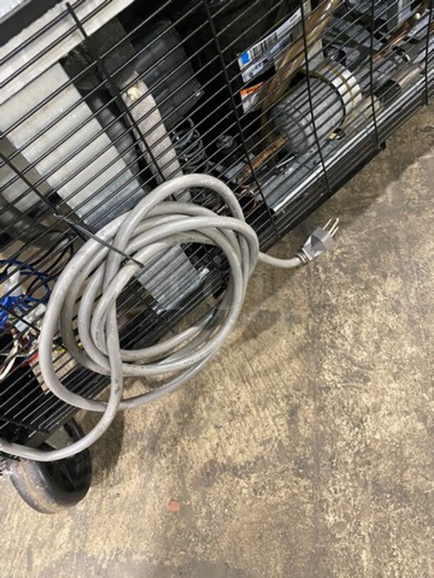 Master Bilt Commercial 2 Door Lowboy/Worktop Freezer! With poly Coated Racks! All Stainless Steel! On Casters! Model: UC48DF SN: HZ100016 115V 60HZ 1 Phase - Image 8 of 8