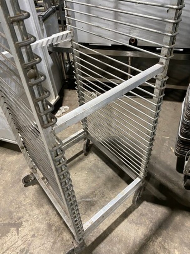 Metal Commercial Pan Transport Rack! On Casters! - Image 6 of 7