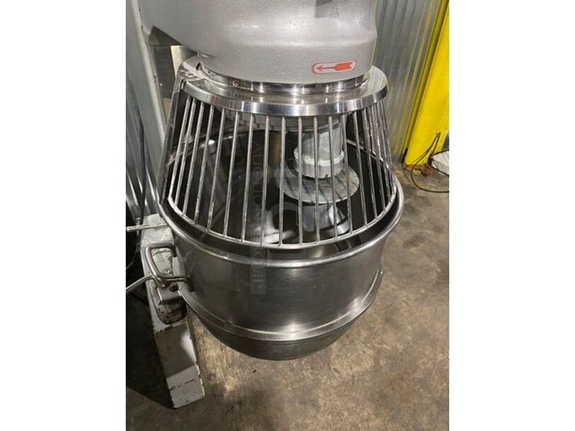 Anvil Commercial Floor Style 60 Quart Planetary Mixer! With Bowl & Bowl Guard! With Dough Hook Attachment! Model MIX8160 Serial 41734! 220V 1Phase! - Image 5 of 11