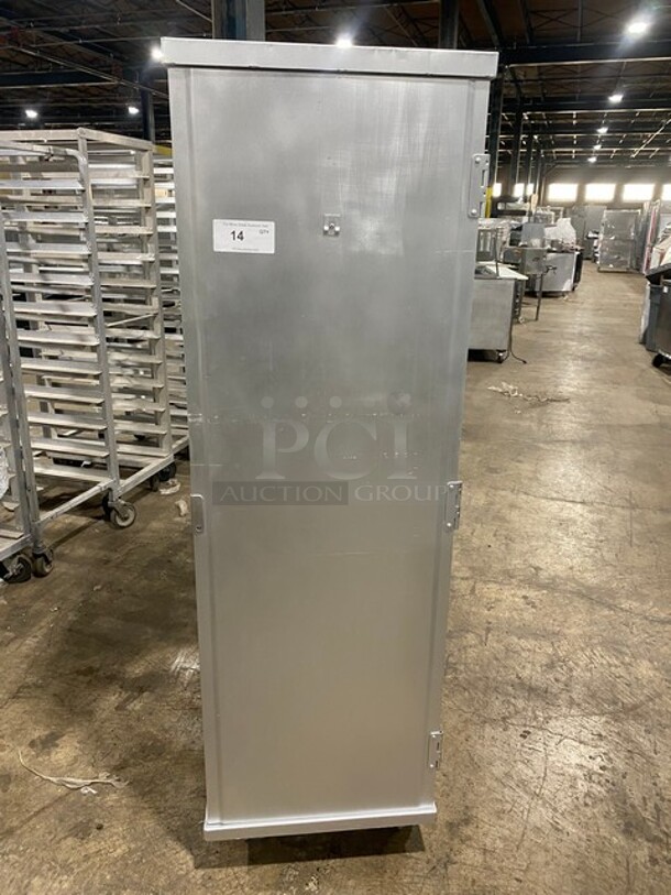 Commercial 40 Pan End Load Enclosed Bun/Sheet Pan Rack! On Casters! - Image 1 of 6