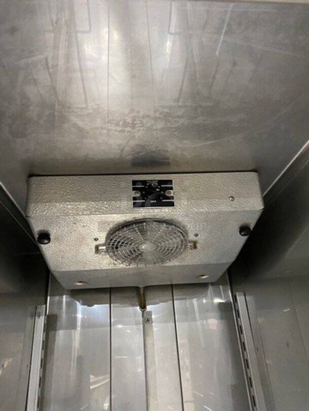 FAB! FWE Commercial Refrigerated Single Door Holding Cabinet! Solid Stainless Steel! On Casters! Model: R30U SN: 9125700 115V 60HZ 1 Phase - Image 6 of 6