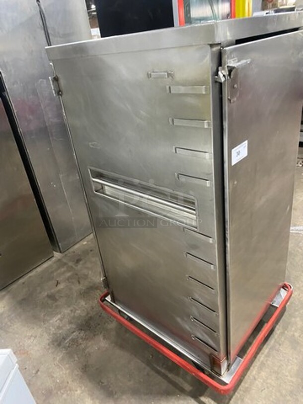 Commercial Dual Side Door Enclosed Pan Rack! Solid Stainless Steel! On Casters! - Image 2 of 8
