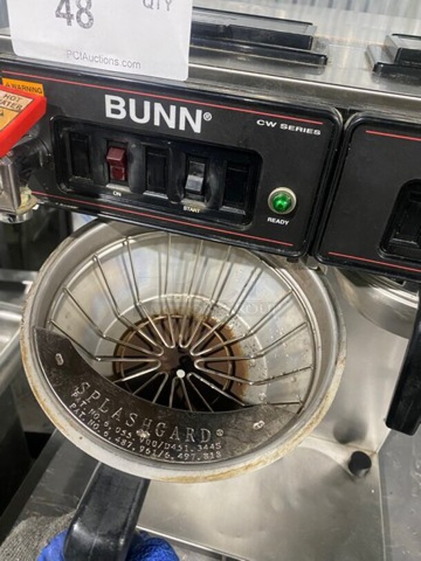 Bunn Commercial Countertop Dual Coffee Brewing Machine! All Stainless Steel! Model: CWTFTWIN SN: TWIN052477 120/240V 60HZ 1 Phase - Image 6 of 11