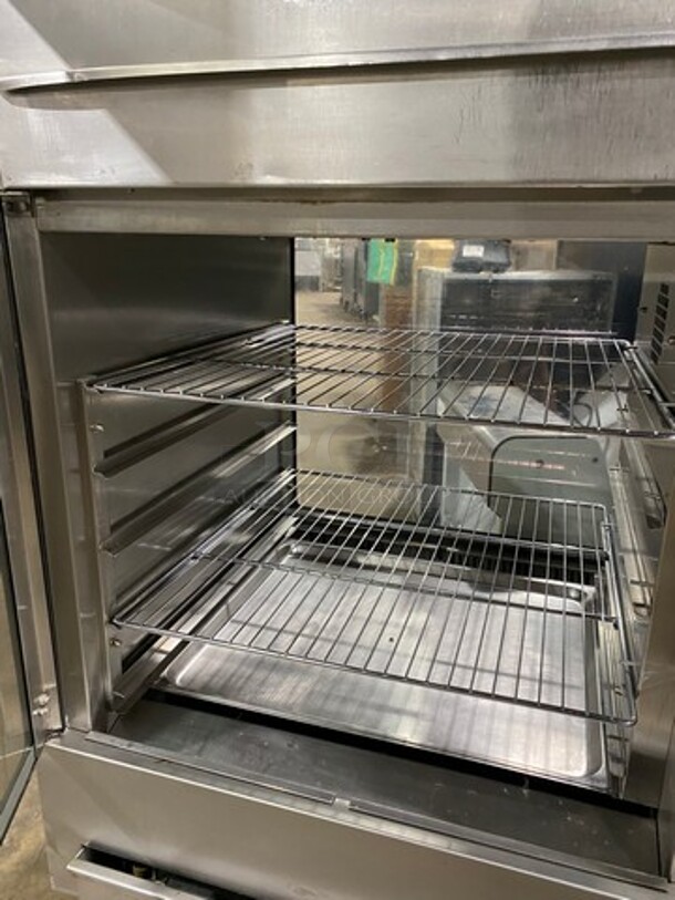 WOW! Hobart Commercial Electric Powered Rotisserie Machine! With Lower Food Warmer! All Stainless Steel! On Casters! Model: HRW330 SN: 750004202! 208V 60HZ 3 Phase! - Image 7 of 11