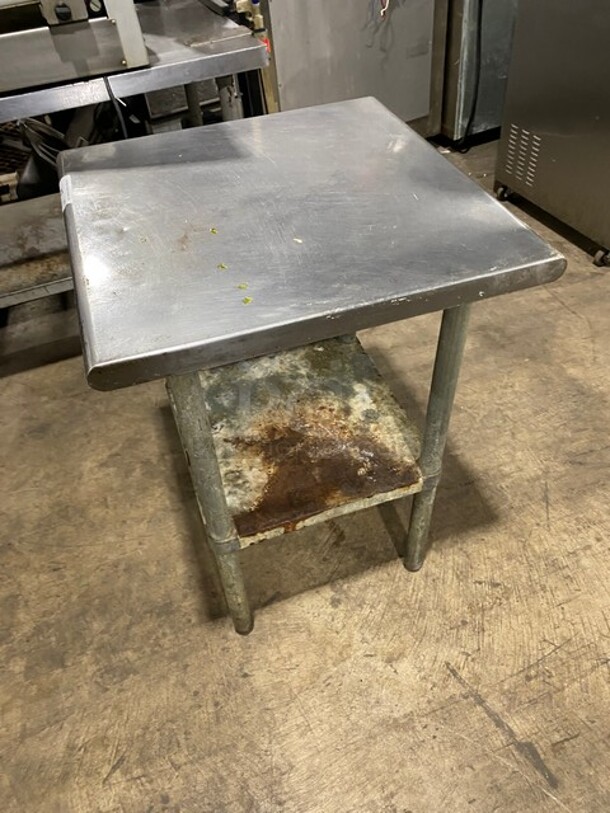 All Stainless Steel Commercial Work/Prep Table! With Underneath Storage Space! On Legs! - Image 3 of 6