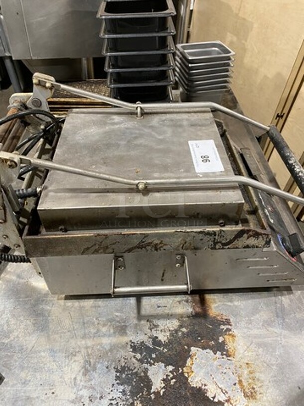 Star Pro Max Commercial Countertop Panini/Sandwich Grill! With Ribbed Press! All Stainless Steel! - Image 2 of 9