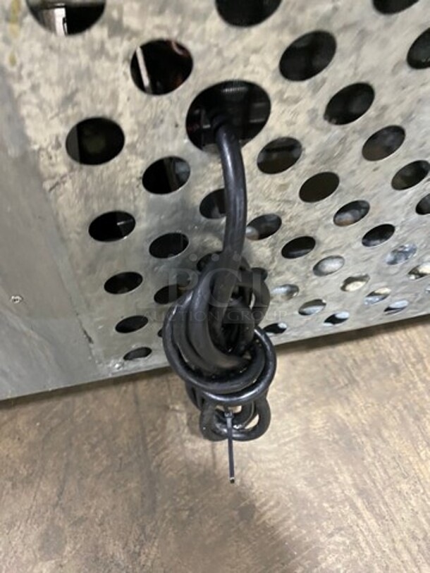 2017 Leader Commercial Refrigerated Pizza Prep Table! With Marble Top! With 3 Door Storage Space Underneath! All Stainless Steel! On Casters! Model: DR72SC SN: AA11M2201 115V 60HZ 1 Phase - Image 9 of 9