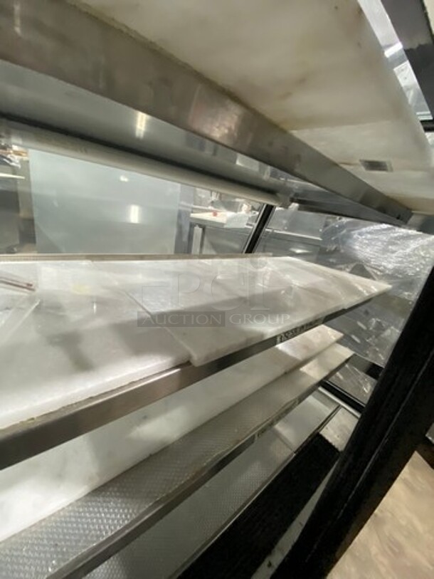 LATE MODEL! 2016 Cool Tech Commercial Bakery Case Merchandiser! With Slanted Front Glass! With Stainless Steel Shelves! With Rear Access Doors! WORKING WHEN REMOVED! Model: CMPH36HB SN: 16852 120V 60HZ - Image 5 of 8