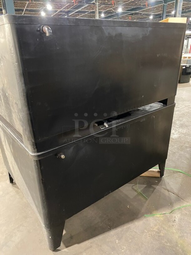 (x2) Mastro Commercial Natural Gas Powered Double Deck Pizza/ Baking Oven! All Stainless Steel! On Legs! Working When Removed! 2x Your Bid Makes One Unit! - Image 4 of 11