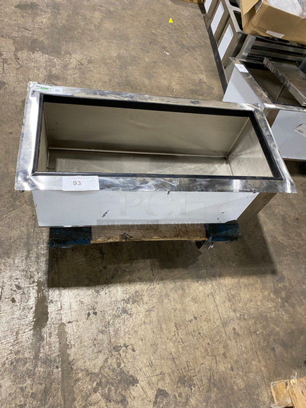 Regency Commercial Drop In Ice Bin! Solid Stainless Steel! Model: 600DIIB1836
