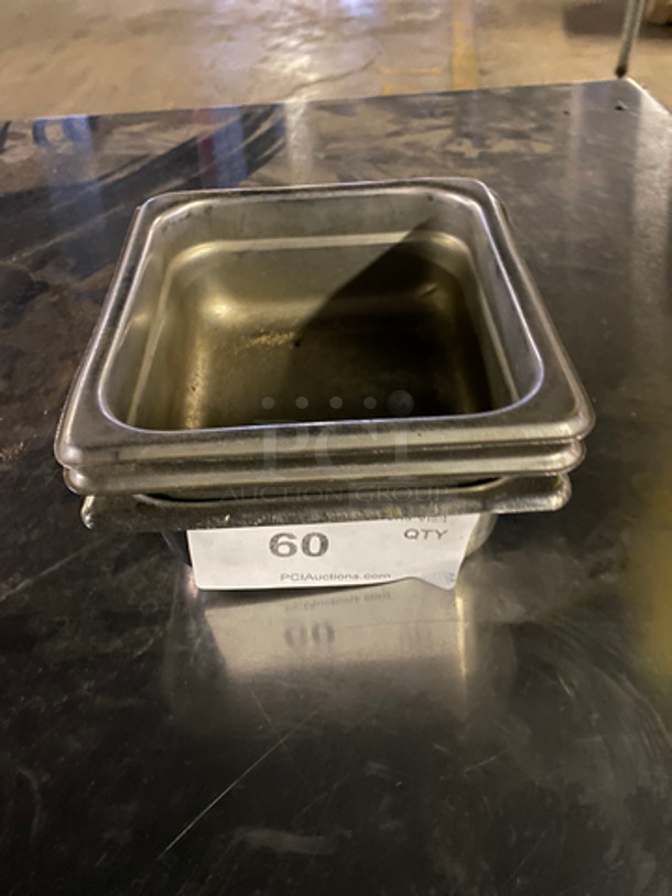 ALL ONE MONEY! Small Stainless Steel Steam Table Pans! - Image 5 of 5