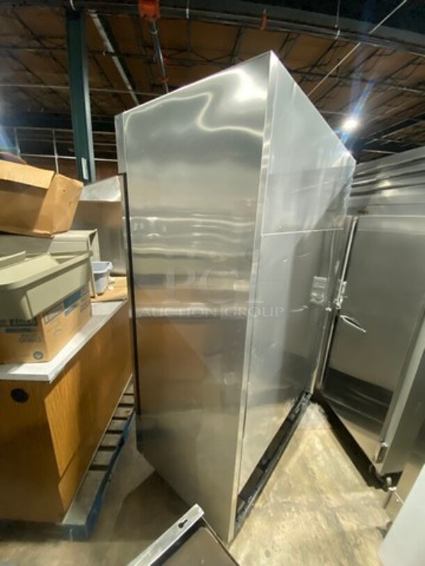 True Commercial 2 Door Reach In Freezer! With Poly Coated Racks! All Stainless Steel! On Casters! Model: T49F SN: 7196976 115V 60HZ 1 Phase - Image 4 of 12