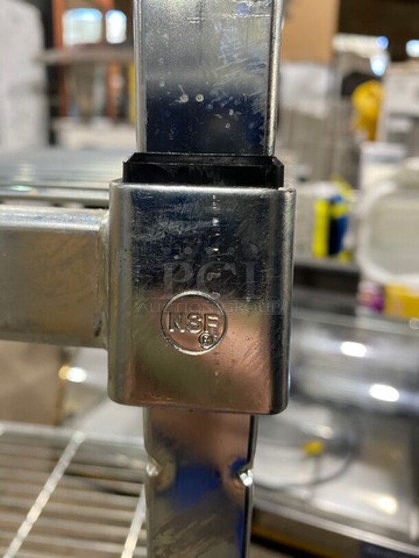 Metal Commercial 2 Tier Cart! With Dual Side Push Handles! On Casters! - Image 7 of 7