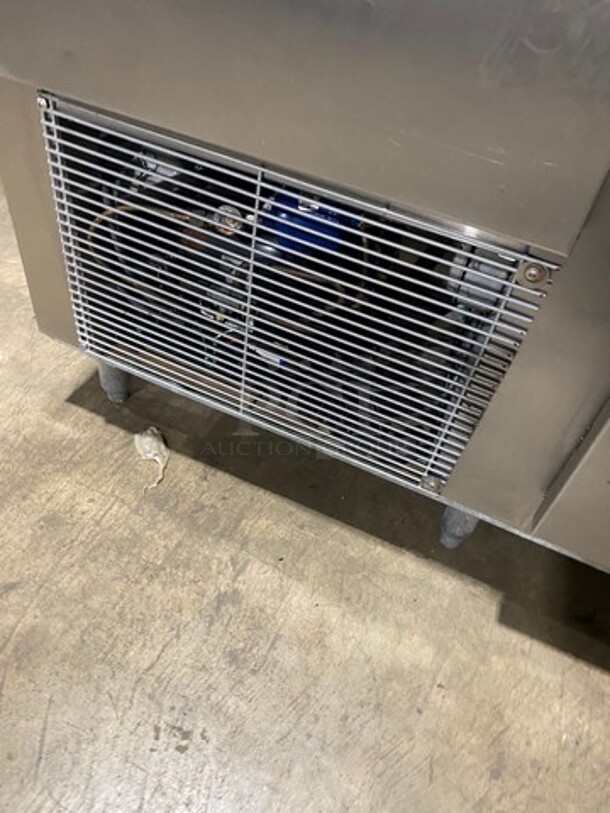 Leader Commercial 3 Door Under The Counter/ Work Top Cooler! With Poly Coated Racks! All Stainless Steel! On Legs! Model: LB72 SN: P1080724 115V 60HZ 1 Phase - Image 8 of 8