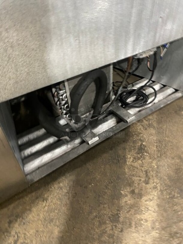 2011 Leader Commercial 2 Door Reach In Cooler Merchandiser! With View Through Doors! With Poly Coated Racks! All Stainless Steel! Model: LS48SC SN: PU11M0069 115V 60HZ 1 Phase - Image 8 of 8