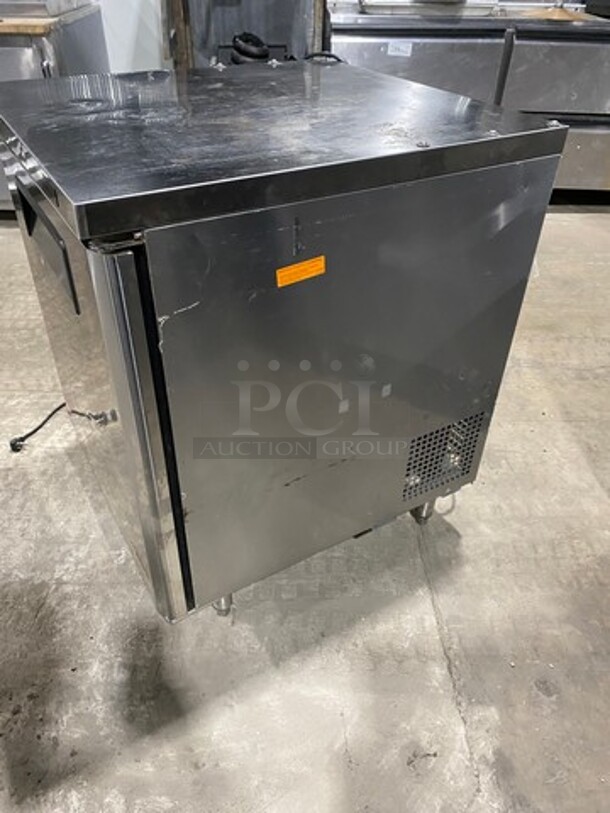 Turbo Air Commercial Single Door Lowboy/ Worktop Cooler! All Stainless Steel! Model: MUR28N711S SN: H2K0U2REX0762 115V 60HZ 1 Phase - Image 2 of 8