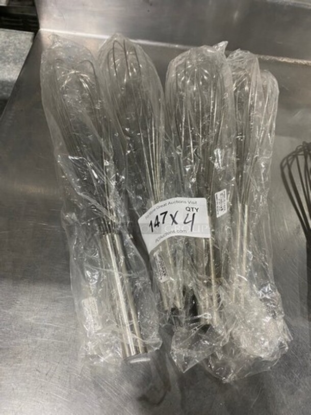 NEW! ABC Stainless Steel Handheld Whisk! 4x Your Bid!