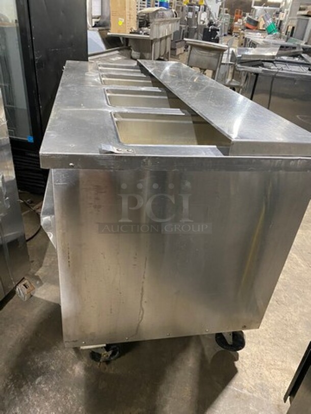 Randell Commercial Electric Powered 4 Well Steam Table! With Storage Space Underneath! All Stainless Steel! On Casters! WORKING WHEN REMOVED! Model: 3614 SN: J12574211 208V 60HZ 3 Phase - Image 2 of 11
