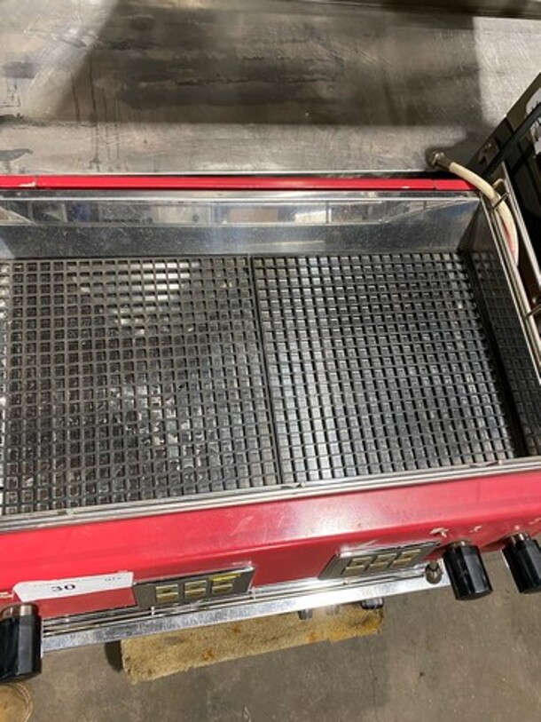 Brasilia Commercial Countertop 2 Group Espresso Machine! Stainless Steel! Model: 205EXFNCDIG2 SN: 229647 230V 60HZ 2 Phase - Image 9 of 9