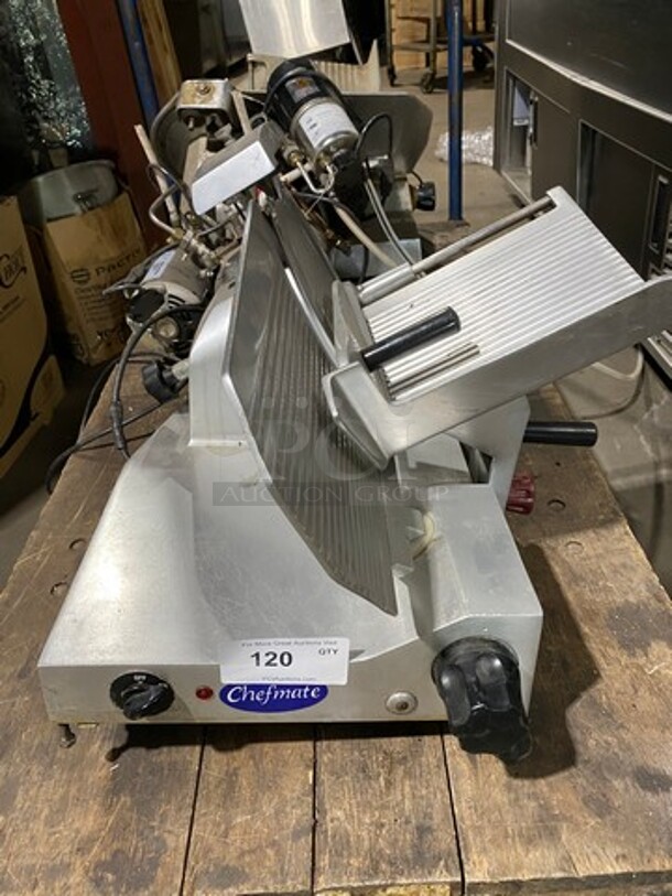 Globe Commercial Countertop Deli/ Meat Slicer! All Stainless Steel! Model: GC12D SN: 160352 115V 60HZ 1 Phase - Image 1 of 10