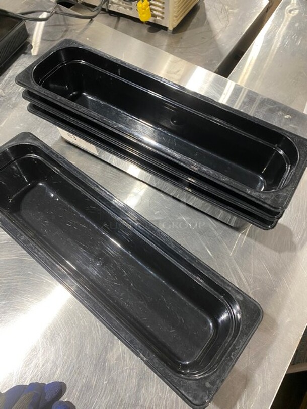 Cambro Black Poly Food Containers! 4x Your Bid - Image 6 of 7