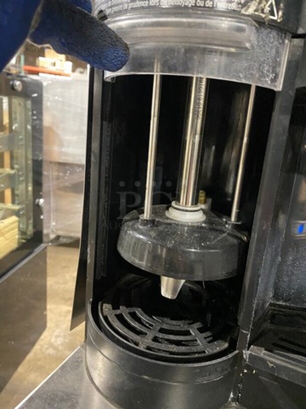 AMAZING! Manitowoc Multiplex Smoothie Workstation! On Single Door Undercounter Cooler! With Poly Bins! All Stainless Steel! On Casters! Model: MB81 SN: 1701150000857 115V 60HZ 1 Phase - Image 6 of 8