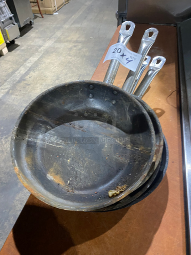 Stainless Steel Frying Pans! 4x Your Bid!