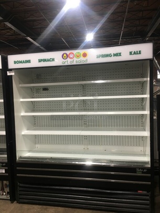COOL! LATE MODEL! 2018 Turbo Air Commercial Refrigerated Grab-N-Go Open Case Merchandiser! WORKING WHEN REMOVED! Model: TOM72EBN SN: H2T2E72D5002 220V 60HZ 1 Phase - Image 10 of 10