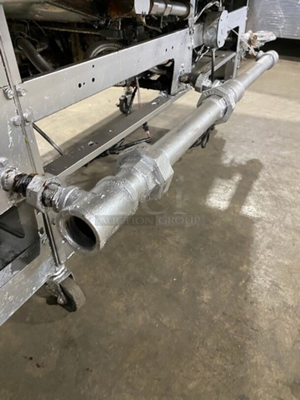 WOW! Vulcan Commercial Natural Gas Powered 3 Bay Deep Fat Fryer! All Stainless Steel! On Casters! Model: 3GR65F SN: 481533671 - Image 12 of 12