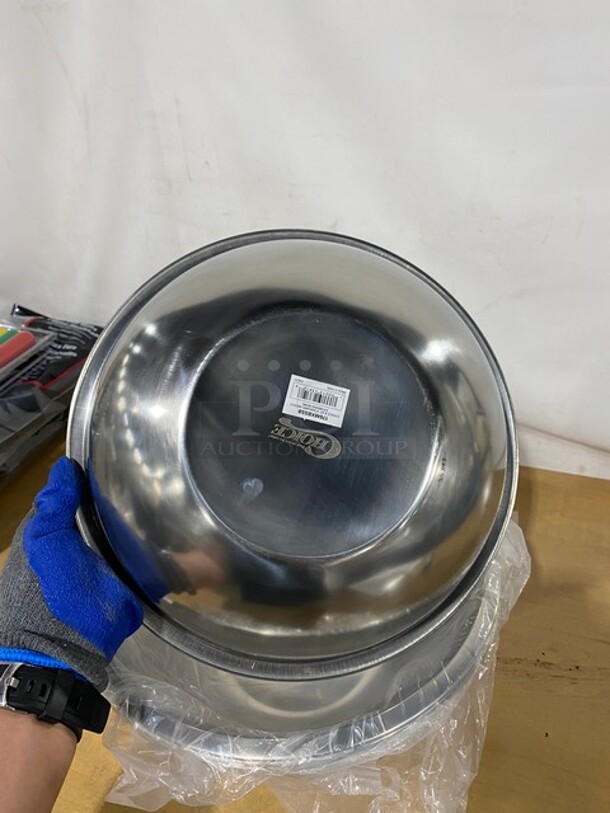 NEW! Choice 8QT Stainless Steel Mixing Bowl! 4x Your Bid! MODEL 176MXBSS8 - Image 4 of 7