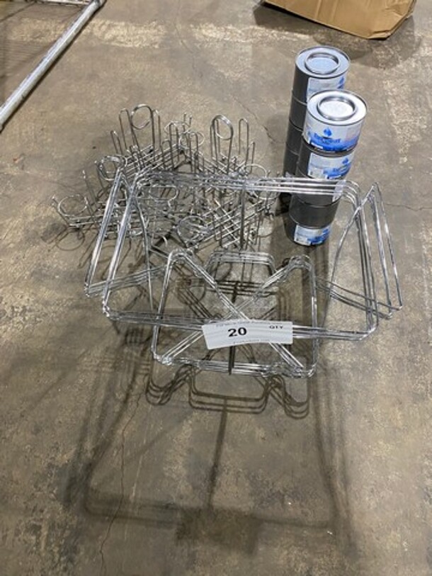 ALL ONE MONEY! MISCELLANEOUS! Includes Metal Countertop Condiment Caddy, Wire Chafer Stand, Fancy Heat Chafer Dish Fuel! - Image 1 of 4