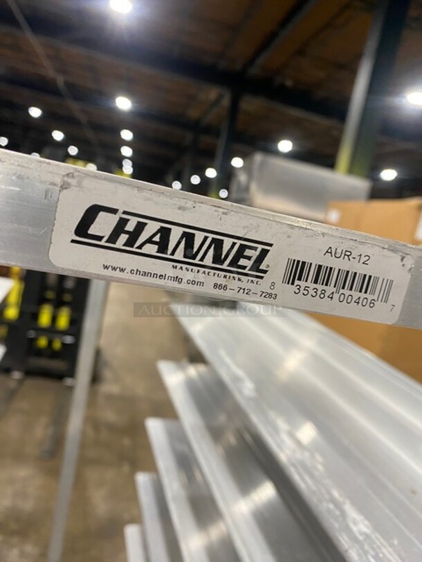 Channel Metal Commercial Pan Transport Rack! Model AUR12 Serial 835384004067! On Casters! - Image 5 of 5