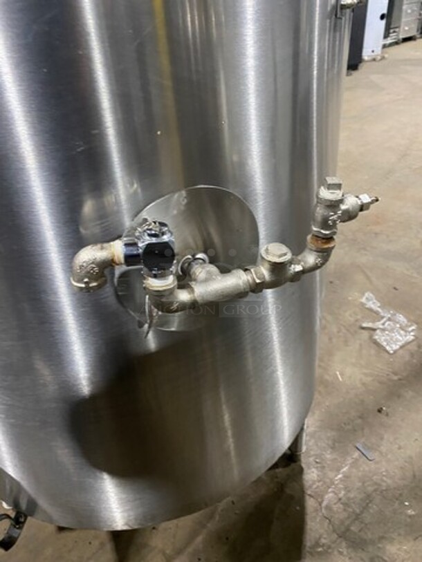 Nice! GROEN Natural Gas Powered All Stainless Steel Commercial Jacketed Steam Kettle! Model GG40! On Legs! - Image 9 of 9