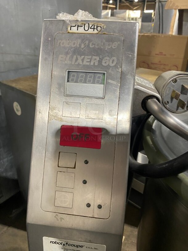 FAB! Robot Coupe Commercial Vertical Cutter/Mixer/Mincer! All Stainless Steel! On Legs! Model: BLIXER60 - Image 5 of 8