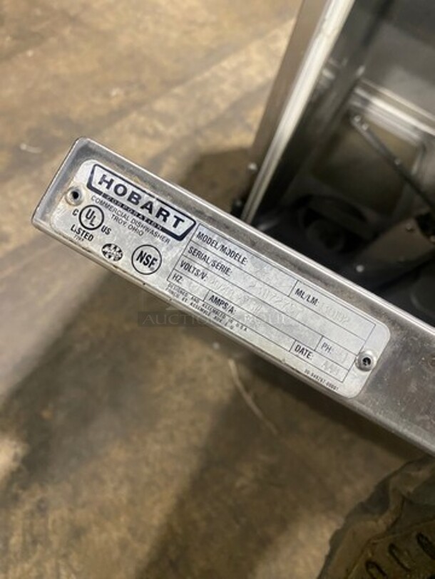 Hobart Commercial Undercounter Heavy Duty Dishwasher! All Stainless Steel! Model: LXEH SN: 231172757 120/208/240V 60HZ 1 Phase - Image 8 of 8