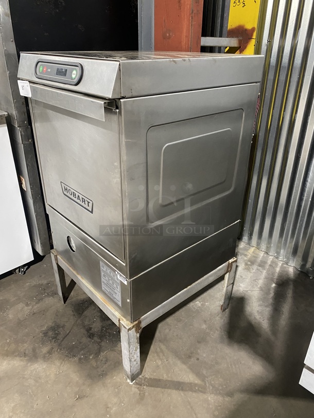Hobart Commercial Under The Counter Heavy Duty Dishwasher! All Stainless Steel! With Dish Rack! With Equipment Stand Underneath! LX30 Series! - Image 2 of 8