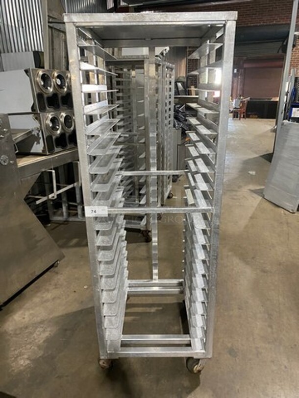 Metal Commercial Pan Transport Rack! On Casters! - Image 1 of 5