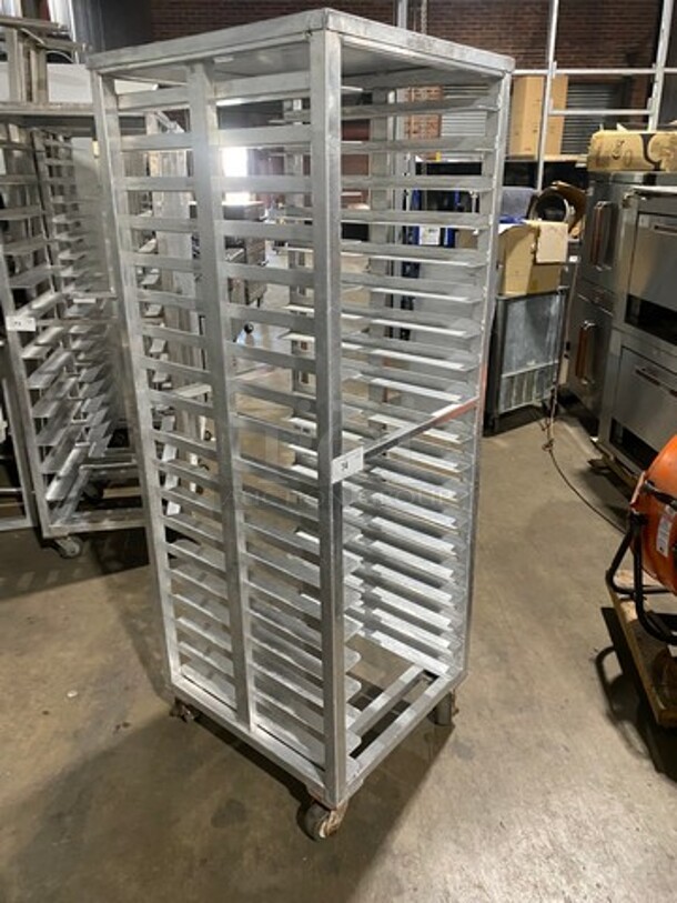 Metal Commercial Pan Transport Rack! On Casters! - Image 3 of 5